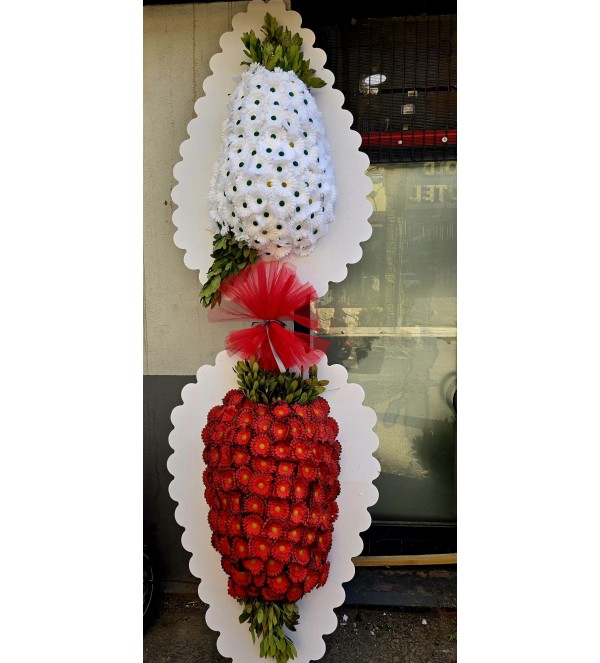 Yapay Çiçekli ÇelenkModel